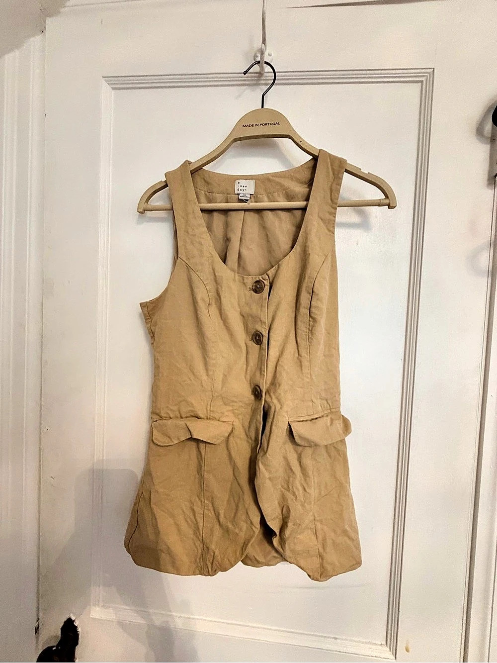 a day Sleeveless Romper in Brown Size XS